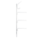 Hinge-It Clutterbuster 74" Steel Valet Family Towel Bar